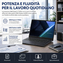 NOTEBOOK ASUS EXPERTBOOK BM1 RYZEN 5 7535U 16GB RAM DDR5 512GB SSD 14.0 FULL HD TASTIERA RETROILLUMINATA W11 PRO ntb-S62486X
