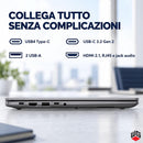 NOTEBOOK ASUS EXPERTBOOK BM3 RYZEN 7 260 16GB RAM DDR5 1TB SSD 14.0 IPS FULL HD TASTIERA RETROILLUMINATA FINGERPRINT W11 PRO COPILOT+ PC PN:PM3406CHA-LY0022X