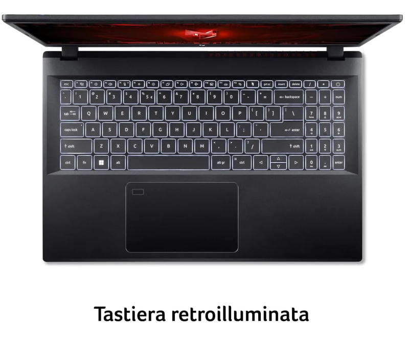 ACER NOTEBOOK GAMING NITRO V 15, INTEL CORE I9-13900H, RAM 32GB DDR5, SSD 1TB PCI-EX, DISPLAY 15.6" FULLHD IPS 165HZ, NVIDIA GEFORCE RTX 4060 8GB GDDR6, WI-FI 6, THUNDERBOLT 4.0, TASTIERA RETROILLUMINATA, WINDOWS 11