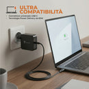 ALIM.NOTEBOOK UNIVERSALE TYPE C 65W TECHMADE TM-AE065PD