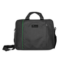 BORSA PER NOTEBOOK 15.6 IN NYLON BLACK/GREEN TECHMADE TM-PCBAG-BKG