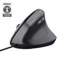 MOUSE VERTICALE ERGONOMICO USB TRUST BAYO II BLACK 25144