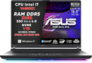 ASUS ROG STRIX G16 PC GAMING, NOTEBOOK GAMING I7-14650HX, RAM 32GB DDR5, SSD 1TB, NVIDIA GEFORCE RTX 5060 (8GB GDDR7), DISPLAY 16.0 FHD, LAPTOP GAMING CON THUNDERBOLT 5, BT 5.4, TASTIERA RGB, WIFI 7