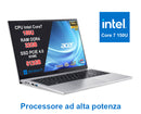 NOTEBOOK ACER ASPIRE GO 15, CPU CORE 7 150U, 32GB RAM DDR4, 512GB SSD, DISPLAY 15.6 FHD, SILVER, W11 HOME PN:NX.JRRET.008