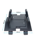 CARRELLO PC CP-02 IN PLASTICA 4 RUOTE VULTECH