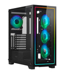 CASE PC GAMING NOUA ATX IRON V111 LED CON 4 VENTOLE PREINSTALLATE