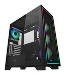 CASE PC GAMING NOUA ATX IRON V111 LED CON 4 VENTOLE PREINSTALLATE
