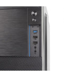 CASE PC VULTECH MOD.VCO-A2699T VETRO TEMPERATO ATX SENZA ALIMENTATORE CON 3 USB FRONTALI