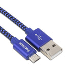 CAVO 1MT BLU NYLON MICROUSB DATI/CARICA SM-N31BL VULTECH