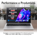 Acer Aspire Go 15 – Intel Core i7-13620H, 32GB RAM DDR5, 1TB SSD, Display 15.6" Full HD, Windows 11 Home, Wi-Fi 6, Bluetooth 5.0, 2x USB-C, Colore Silver – Ideale per Ufficio, Studenti e Casa