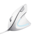 MOUSE VERTICALE ERGONOMICO USB TRUST VERTO WHITE 25133