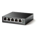 HUB SWITCH 5 PORTE 4  POE+1 GIGABIT PN:TL-SG1005LP TP-LINK