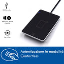 LETTORE SMART CARD EXT.USB  EWENT EW1053 (NFC/CIE 3.0)