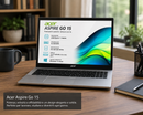 NOTEBOOK ACER ASPIRE GO 15, AMD RYZEN 7 5825U, 16GB RAM DDR4, 512GB SSD, 15.6" 60HZ FHD, W11 HOME, PN:NX.J7WET.008