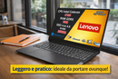 Lenovo Pc Notebook, Cpu Intel N100, Ram 8GB, SSD 256GB, Monitor 15.6" FullHD, Ingresso Lan, Hdmi, Usb-TypeC, Win 11, Pronto all'uso,2 Anni Garanzia Pick & Return.