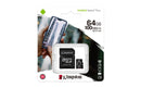 MICRO SD KINGSTON 64GB CLASS10 CANVAS SELECT PLUS SDCS2/64GB
