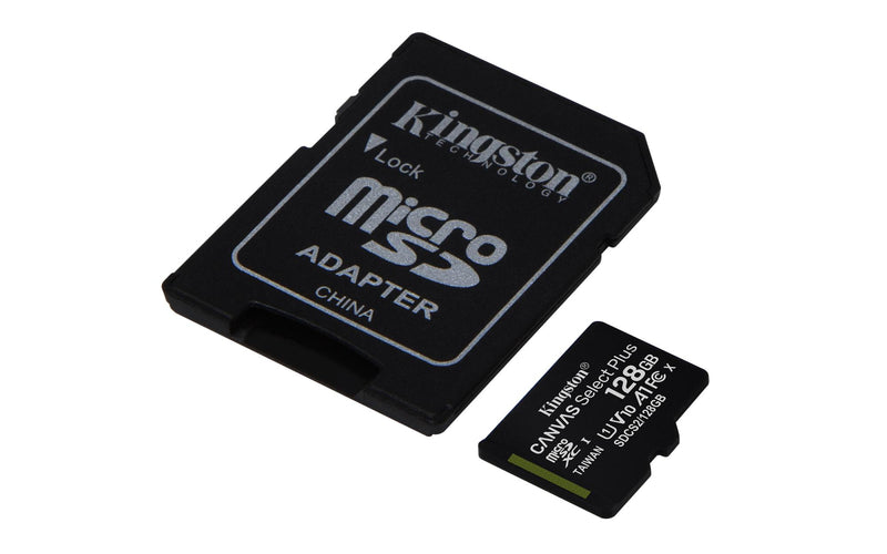 MICRO SD KINGSTON 128GB CLASS10 CANVAS SELECT PLUS SDCS2/128G