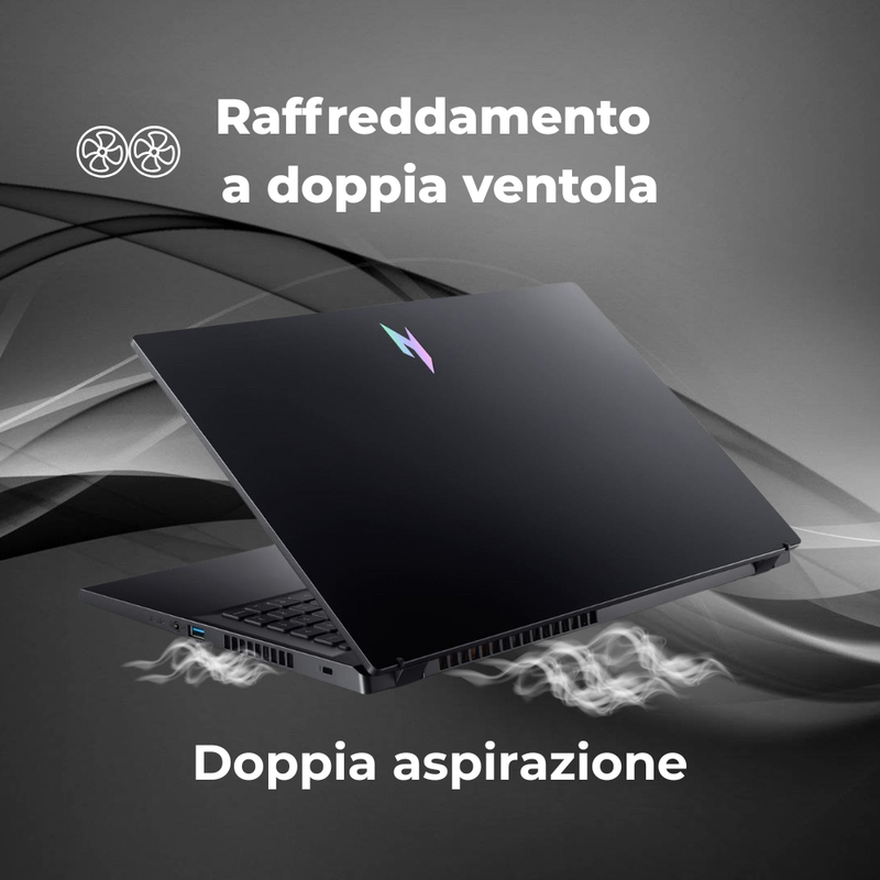 NOTEBOOK ACER NITRO V 15,INTEL I7-13620H, 16GB DDR4 RAM, 1TB SSD, 15.6 FHD IPS 165HZ, GEFORCE RTX 5050 8GB GDDR6,WINDOWS 11 HOME, TASTIERA RETROILLUMINATA PN:NH.QZ9ET.004