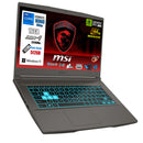 MSI Notebook Gaming Thin 15, Cpu Intel I7-13620H, RAM 16Gb, 512Gb SSD, 15.6 FHD 144Hz IPS, GeForce RTX 4050 6GB GDDR6, Win 11 Home, Tastiera Retroilluminata. PN:B13VE-1686IT