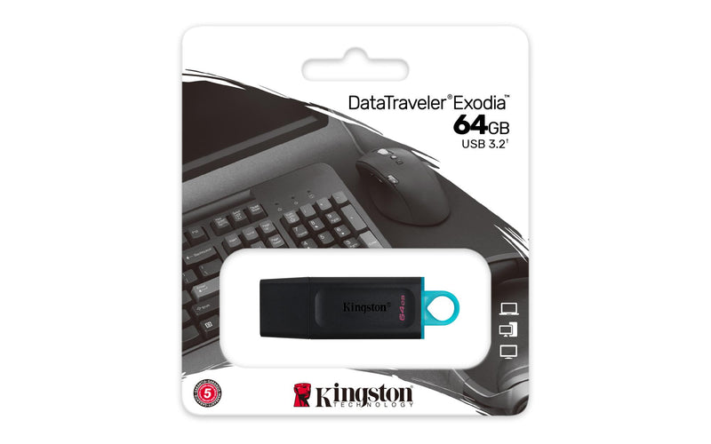 PEN DRIVE KINGSTON 64GB USB 3.2 DTX/64GB