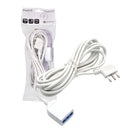 PROLUNGA ELETTRICA 16A 220V 90° 5 METRI EWENT EW3812 BIANCA
