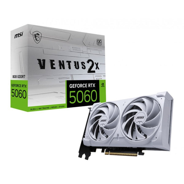 SCHEDA VIDEO RTX 5060 8GB VENTUS 2X OC BIANCA MSI