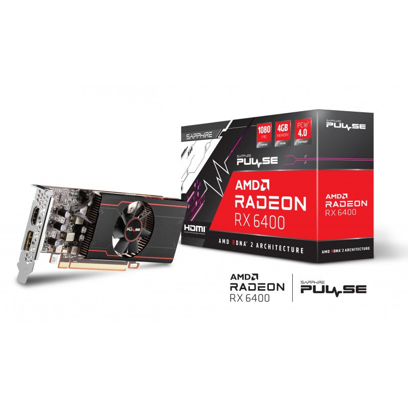SCHEDA VIDEO SAPPHIRE RX6400 4GB GDDR6 DPx2