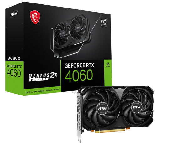 SCHEDA VIDEO MSI RTX 4060 8GB VENTUS 2X BLACK OC