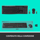 KIT TASTIERA E MOUSE WIFI MK270 LOGITECH PN:920-004512