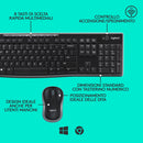 KIT TASTIERA E MOUSE WIFI MK270 LOGITECH PN:920-004512