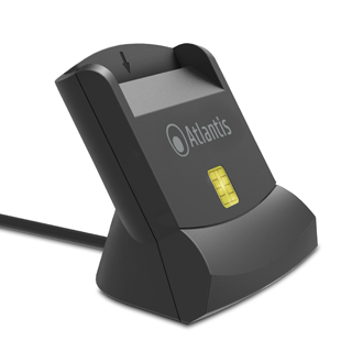 LETTORE SMART CARD USB ATLANTIS P005-SMARTCRV-U