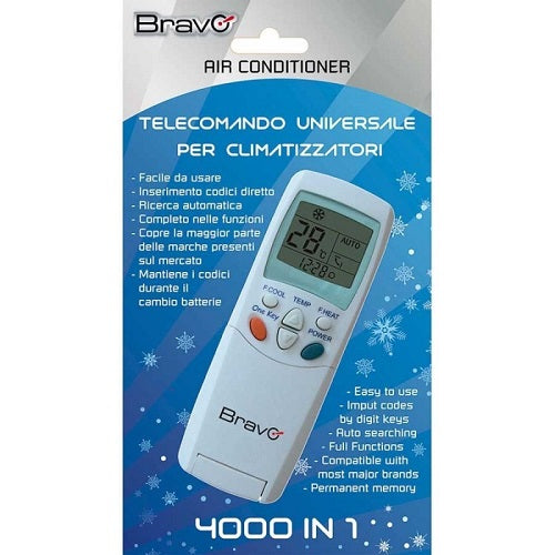 TELLECOMANDO UNIVERSALE PER CLIMATIZZATORI MOD.92102150 BRAVO