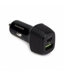 ALIMENTATORE DA AUTO USB+TYPE C VULTECH