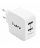 ALIMENTATORE USB 2 PORTE MOD.CC-224WH VULTECH